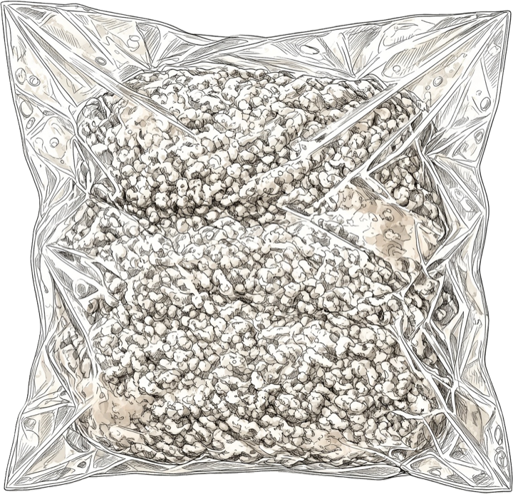 Ground chuck pack